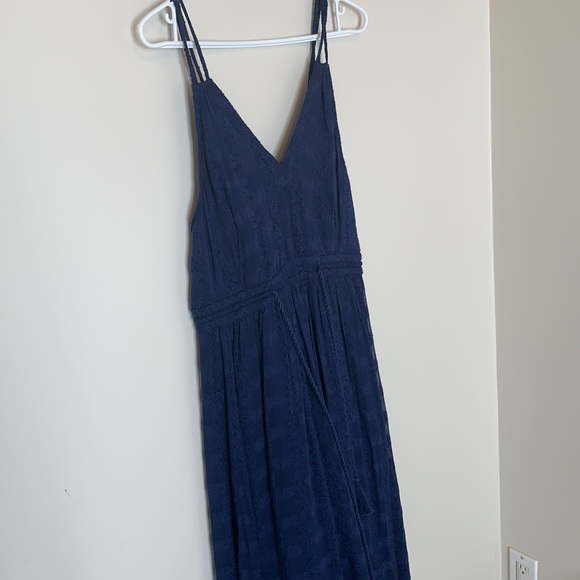 Beautiful Whistles Navy textured dress - Picture 7 of 9